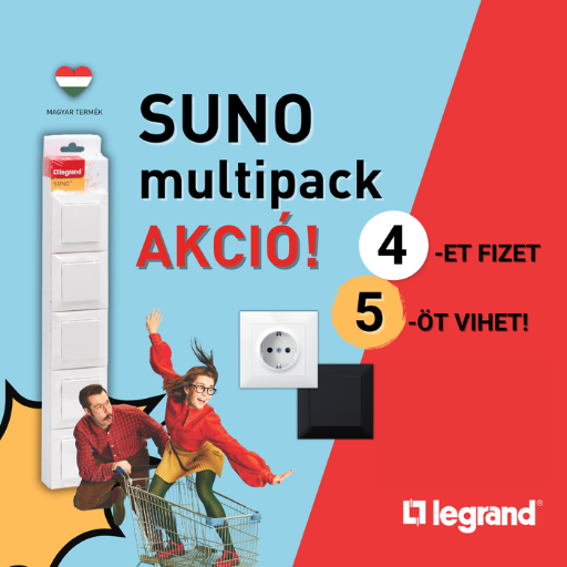 LEGRAND - SUNO multipack akció